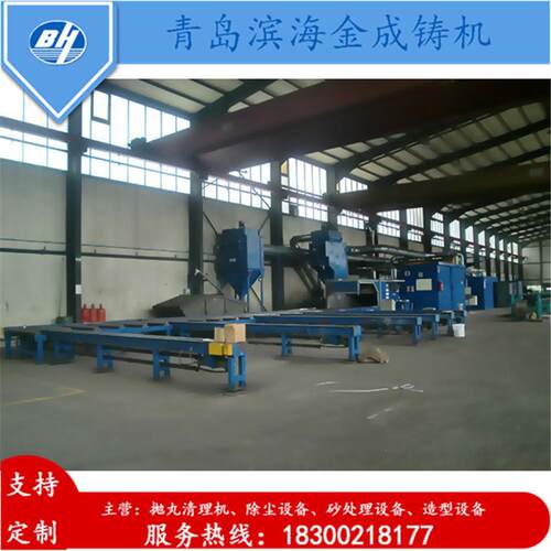 Q383连续式抛丸机山东Q384连续式抛丸机厂家报价铝合金机械