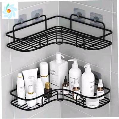 Kitchen Shelf Bathroom Accessories Punch Free Corner Rack