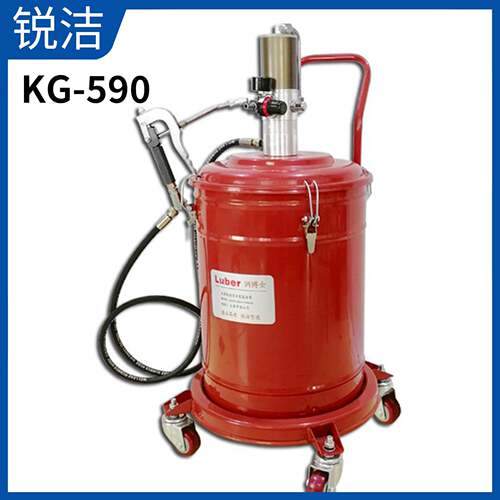锐洁KG-590气动黄油加注机 高压润滑脂设备 柱塞油脂泵输送