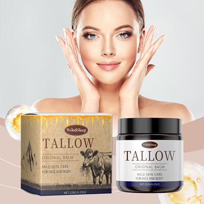 WOODSLEEP Beef Tallow and Honey Moisturizing Cream - A hydra
