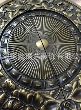 上海家黄院铜雕刻别墅庭20180903刻铝艺大门雕装饰用铜板厂加工