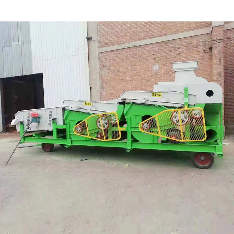 比重式震动筛选机粮食大型精选机玉米水稻大豆杂质分离筛选机