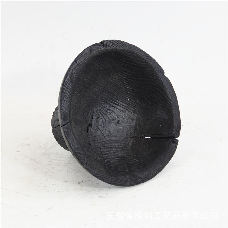 厂家销售手工居创新中式碳栗木托盘果盘CF20131家意别墅艺术装饰
