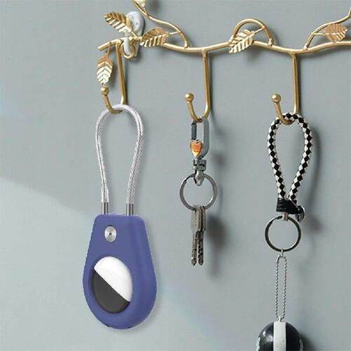 for Apple AirTag Anti-Lost Protective Case W/ Wire Cable & R