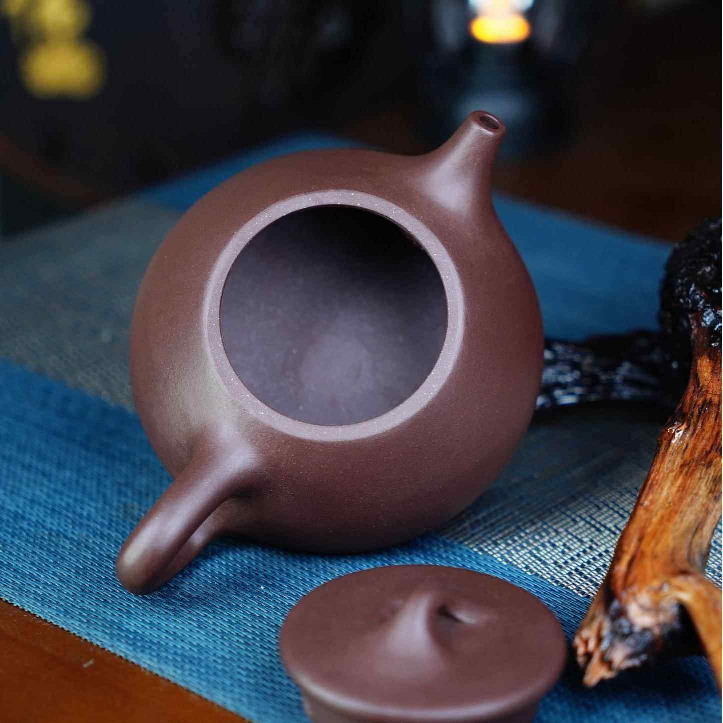 石瓢壶家原老家紫泥宜兴紫砂壶茶PHX具名传手工用日用茶壶矿陶器