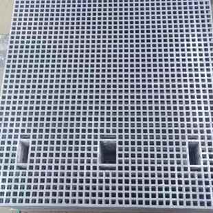 玻璃钢格栅小孔十字槽玻璃钢格栅格板镀PVH平大台玻网璃钢格栅电H