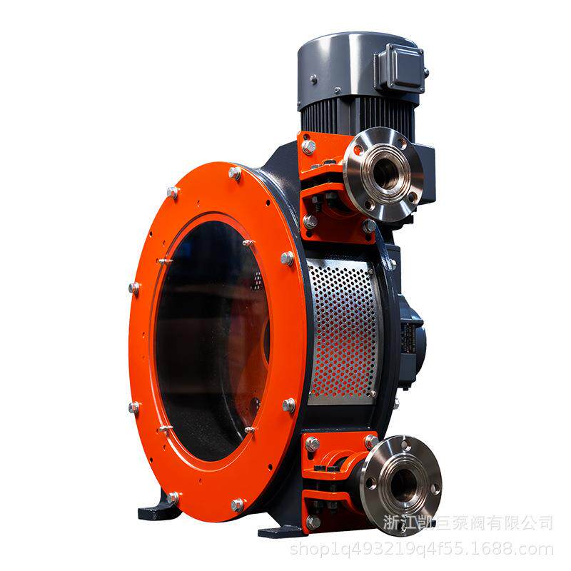 工业软管泵大流量蠕动泵硅胶管化学液体发泡水泥输送挤压式软管泵