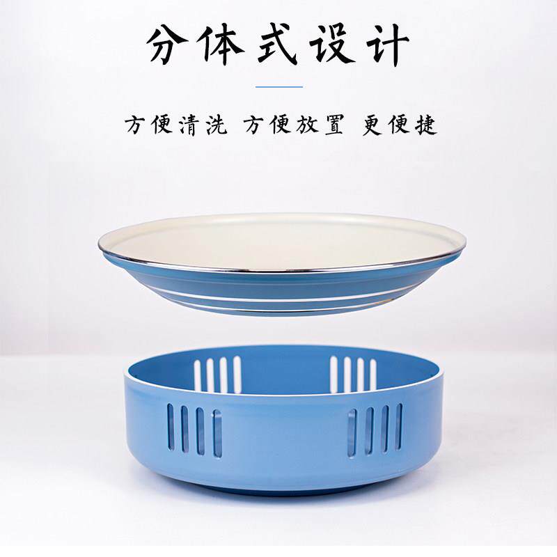酒炉小浅火锅加厚干锅锅仔商用精uu-001铝合金汤不炉粘鱼头锅海鲜