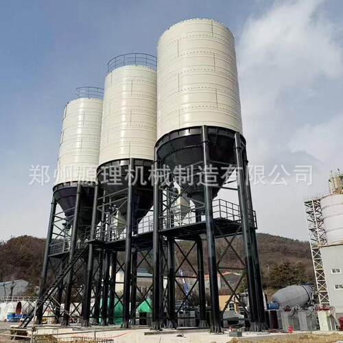 片装水泥100吨立式 搅拌站储料仓片状散装水泥粉煤灰储粉料料