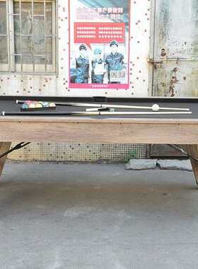 台台球桌 尺色 美式大号台球桌新款桌球8244cm室内仿古