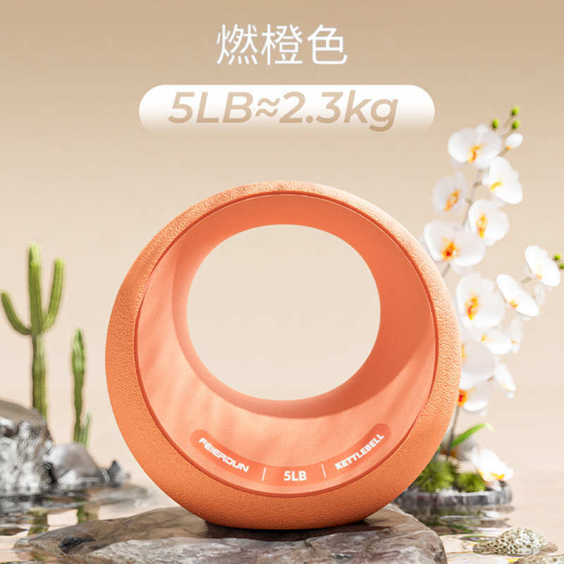 蹲深训练哑铃壶飞力量女士臀软尔顿健身家用提壶铸铁翘铃运动器材