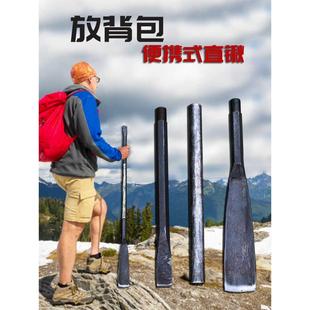 九哥折叠挖树桩小铲子锰钢锻打洞户外车载防身工具可拆卸挖土铁锹