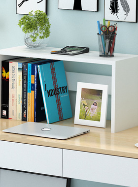 书架桌面置物架多层学生分层儿童简易办公室桌上书桌收纳书柜书立