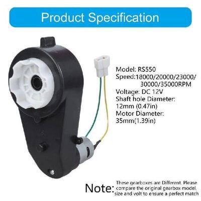 Electric Gear Box For Children Car Upgraded Gear