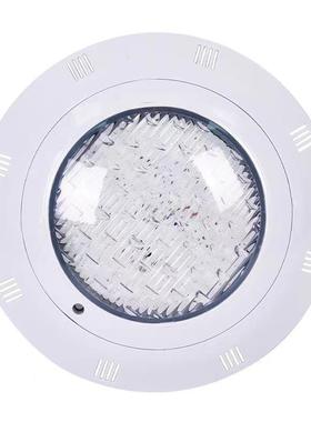 挂lLZ889965ed壁泳池灯大克户外防水12V挂水池壁IP6爱8七彩遥控水