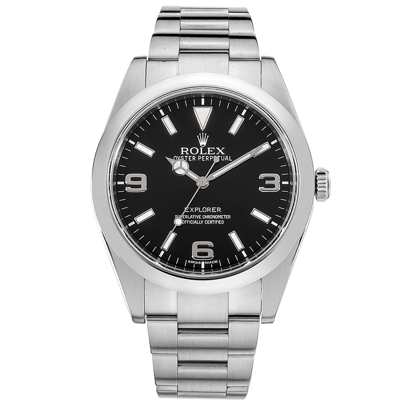 [9.8新/拍卖]劳力士探险家系列精钢自动机械手表男214270