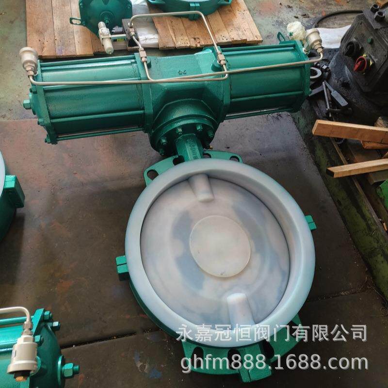 气动衬氟蝶阀全衬氟蝶阀D671F46-16CDN150