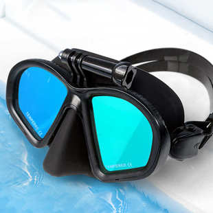 超低潜水专业面2023相面具水肺支架面罩镜自由带机潜容积