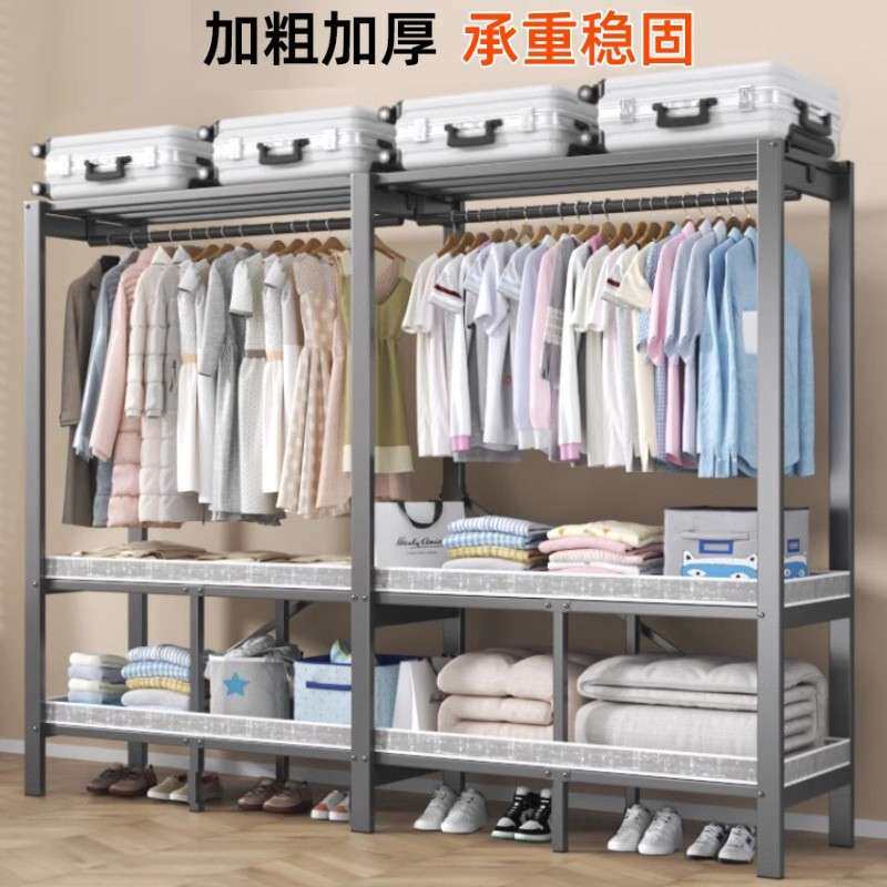 免安折叠2简装易布卧衣柜家用室出租房用实一体式经济型结耐用衣