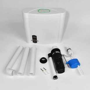 蹲便器冲水箱家用化妆室抽水马桶水箱节能大冲力挂墙蹲坑水箱加厚