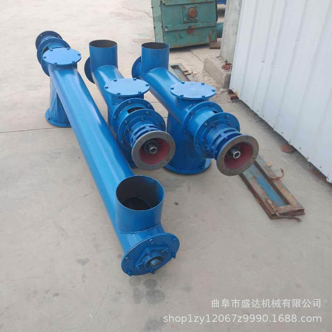 颗粒散料自动化螺旋蛟龙提升机加厚有轴大蛟龙图片
