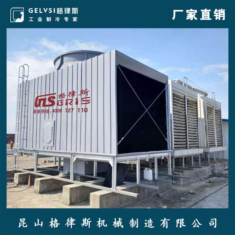 广东方形横流式冷却塔 500T玻璃钢凉水塔价格 冷却塔清洗保养