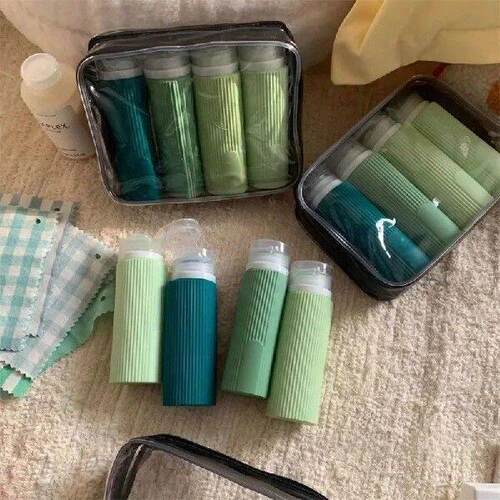 100毫升旅行必需品套装硅胶旅行瓶配件