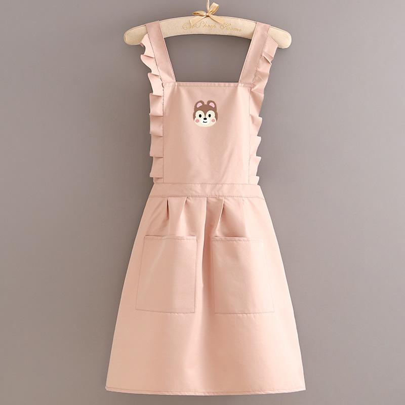 工作服防水长袖围裙厨房围裙套装