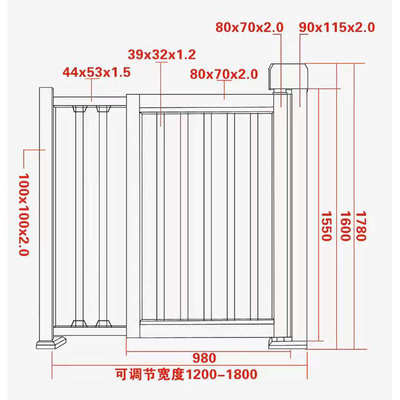 铝合金门南京小门单开小门门庭小区铝艺院子花园院栅栏门别墅侧门