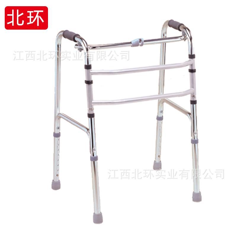 厂家供应助行器老人助步器四脚拐杖铝合金助行器助步器