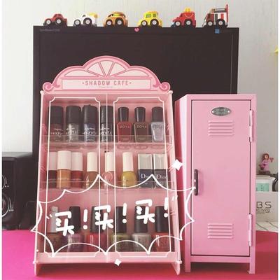 高档宿舍收纳盒 爱丽小屋眼影架少妆女小 物收纳盒咕卡小子柜化收