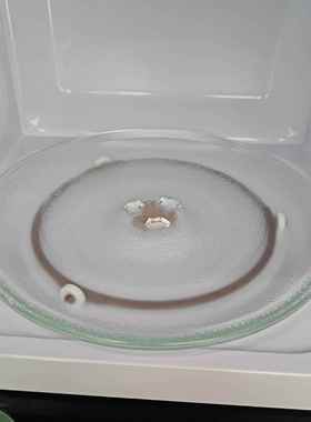 美的微波炉玻璃转盘Pm20A1/20W1/2002/M100托盘蒸盘y形底部25.5cm