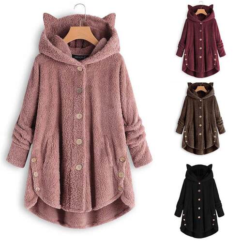 Hooded Cat's ears (Steamed cat-ear shaped bread) Plush