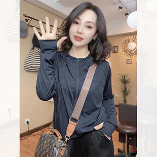 速干干透气外套连帽休闲户外旅游防晒0325e 冰丝薄款 防晒衫 女夏季