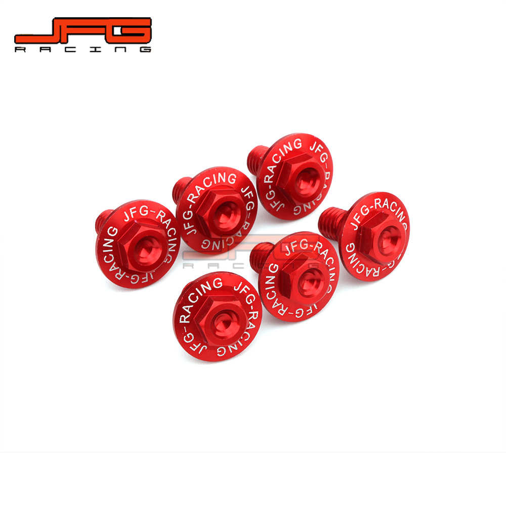 适用CR125R/CR250R/CRF250R/CRF450R越野摩托车改装配件泥板螺丝