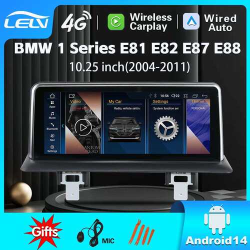 适用宝马BMW1系E8710.25寸触摸屏安卓中控车载导航无线carplay