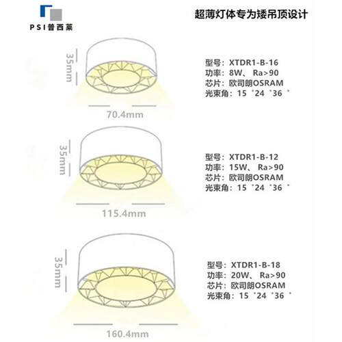 厂家直销LED明装筒灯8w15w20w射灯COB免开孔吸顶式筒灯工程射灯