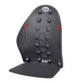 高档rhods何浩明汽车腰靠垫按背摩器部揉捏按摩垫腰疼椎牵引拉伸