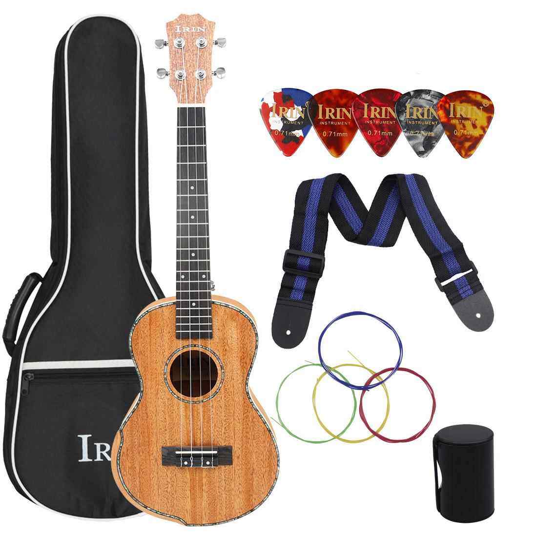 26寸靠手尤克里里桃花芯木质尤克里里ukulele儿童入门小吉他