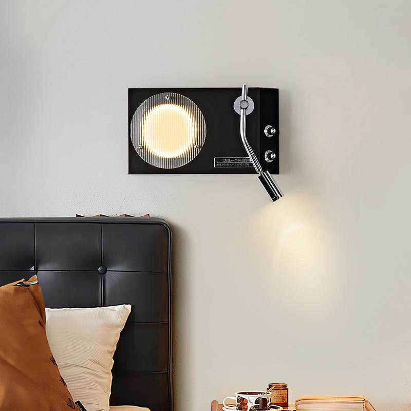 床头灯中古包豪斯入户玄关壁灯高级感楼梯客厅背景墙装饰氛围灯