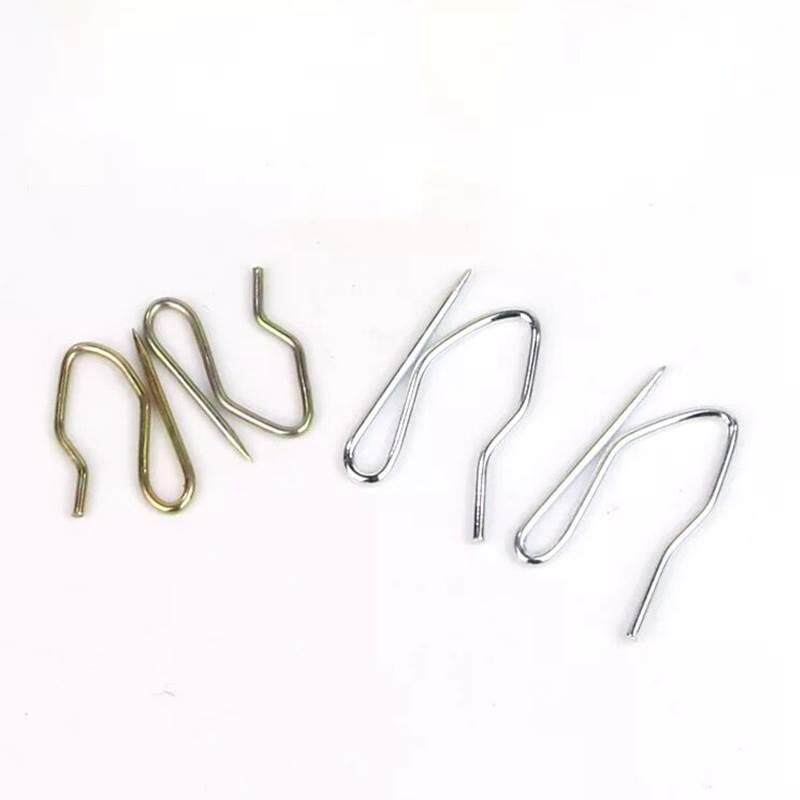 窗帘挂钩韩式褶窗帘钩不锈钢S钩 大小尖钩窗帘辅料帆布腰带钩单钩
