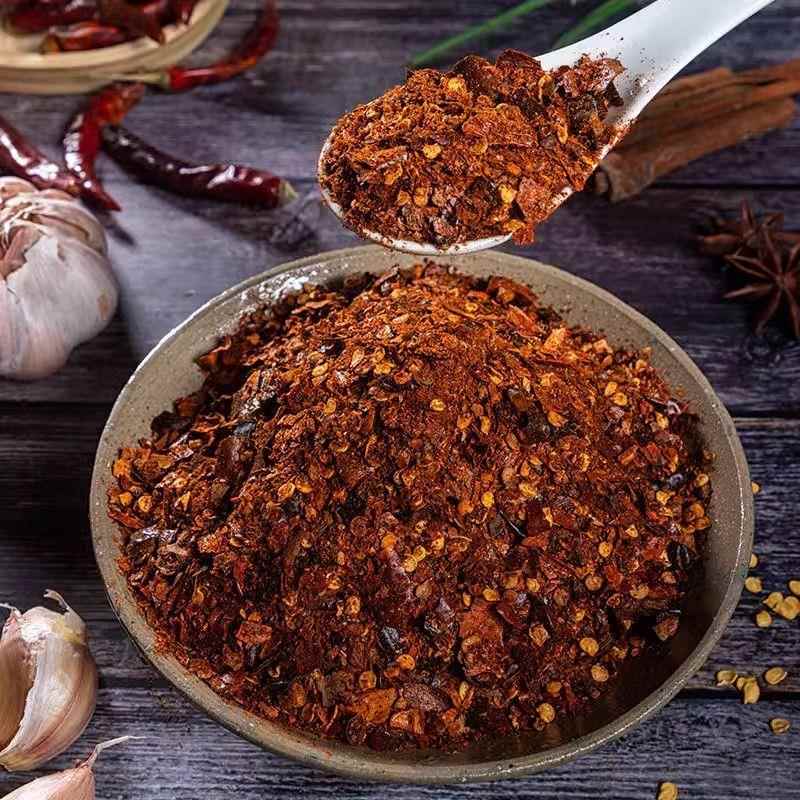 云南特产农家柴火糊辣椒火烧糊辣子面蘸水 烧烤火锅蘸料贵州特产
