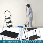 爆款 家用梯子圆扶手家用梯折叠人字梯子 厂家直供铁梯便携式