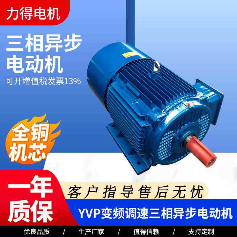 YVP变频调速电机三相异步电动机厂家现货变频电机YVP-225M-630W