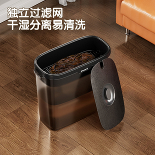 茶水桶家用窄缝过滤茶桶茶渣桶垃圾废水桶功夫茶具配件茶台储水桶