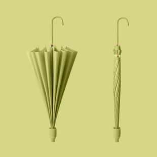 高档1骨长柄伞女晴i雨两6用结实自动大号双人男雨抗风弯钩ns风定