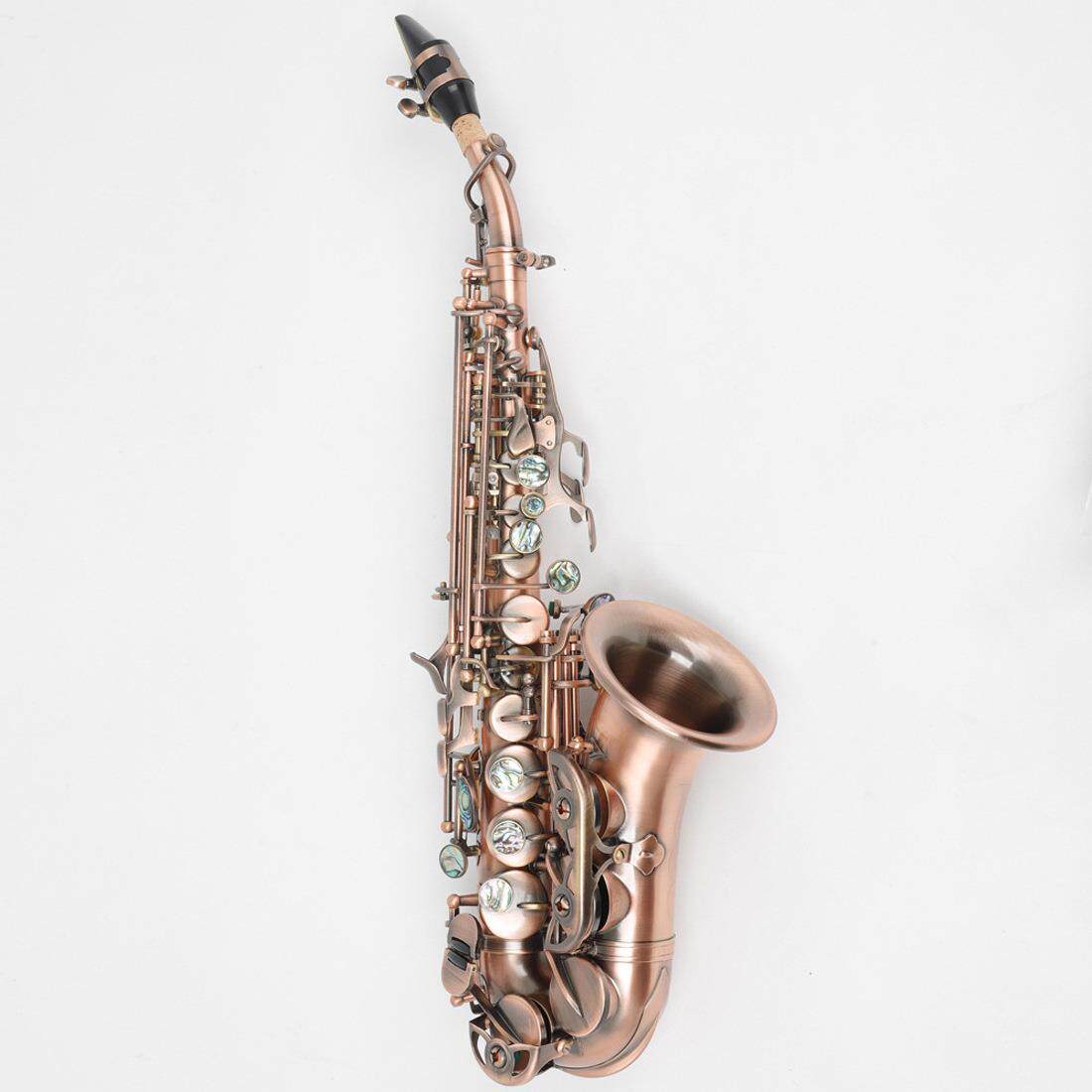 厂家高音萨克斯复古红铜降B调萨克斯小弯管学生初学演奏Saxophone