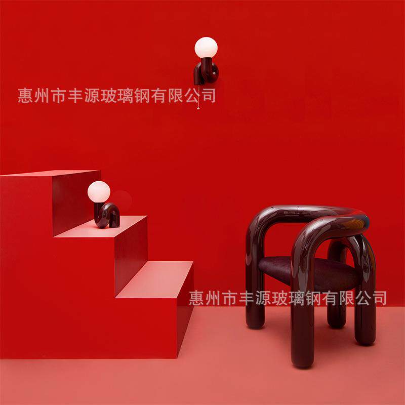 玻璃钢座椅户外休闲椅广场公园坐凳园林景观长椅商场休息等候椅子