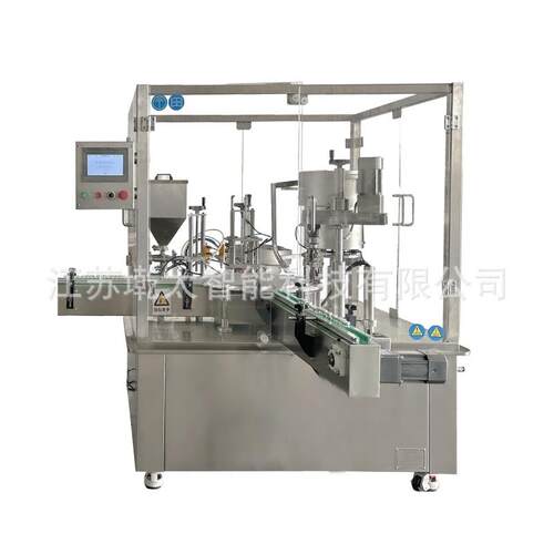 全自动西林瓶液体灌装机小型小剂量西林瓶试剂灌装加塞轧盖生产线