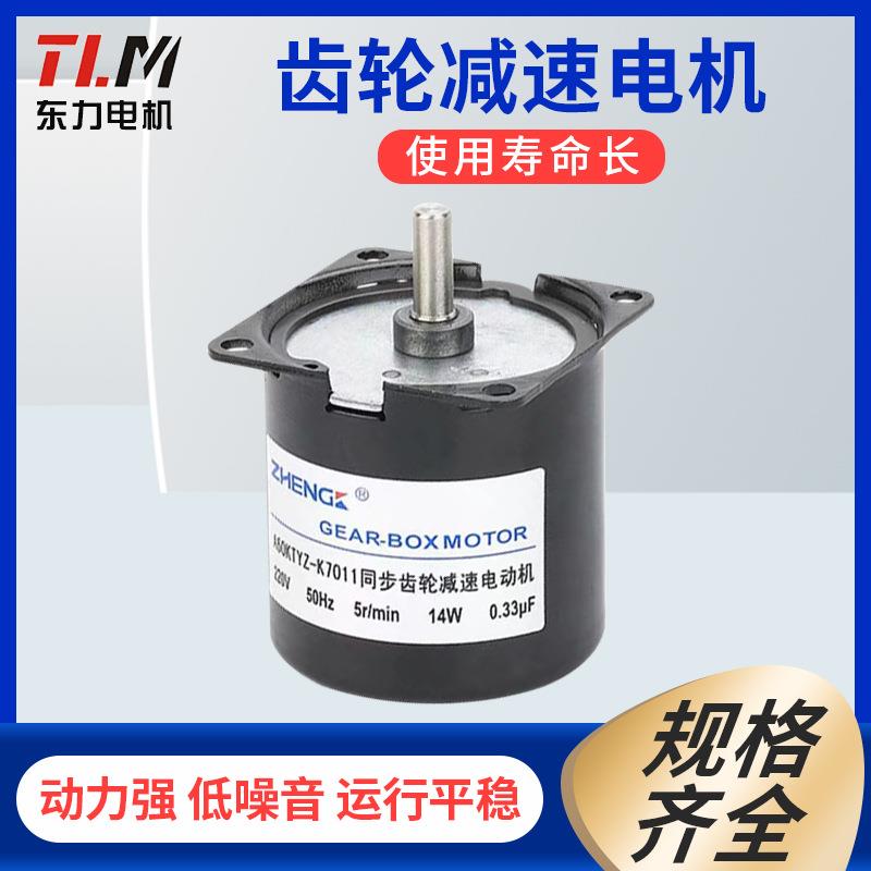 220V14W齿轮减速交流同步电机A60TYZ全系列小型微型马达
